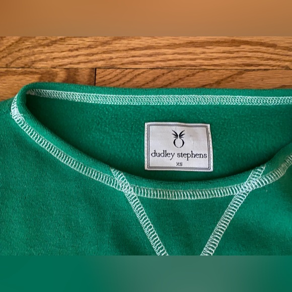 Dudley Stephens Somerset Sweatshirt Terry Fleece - Kelly Green - Picture 3 of 3